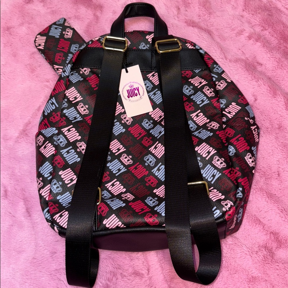 NWT Juicy Couture JC Royal Sport Backpack Multilogo - Picture 3 of 8